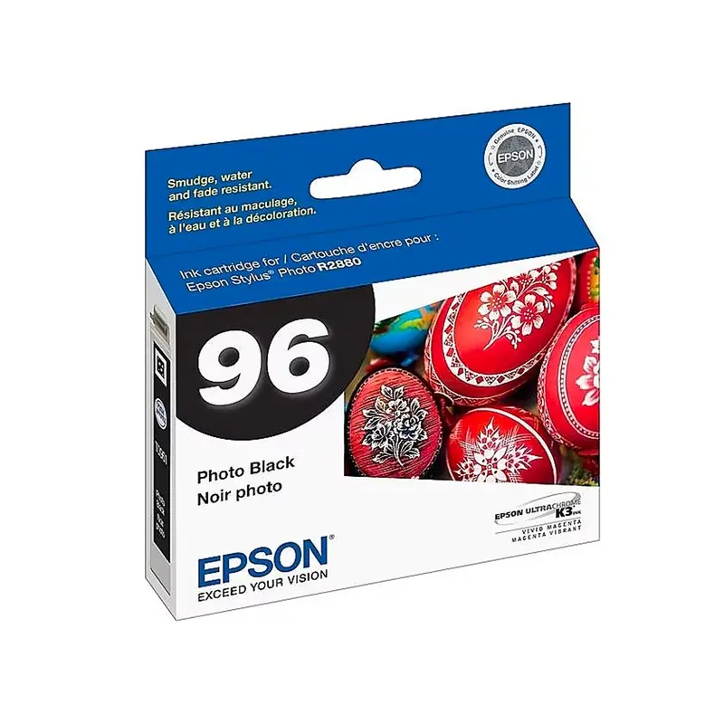 Epson 96 UltraChrome K3 Photo Black Ink Cartridge for Stylus R2880 Printer