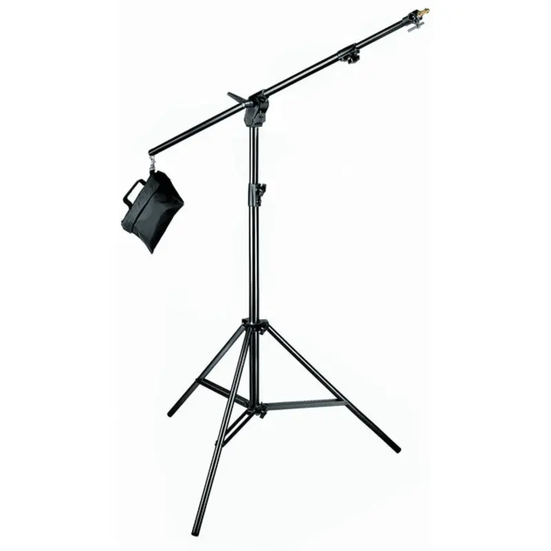 Manfrotto Black Combi-Boom Stand, 3-Section Stand with sand bag