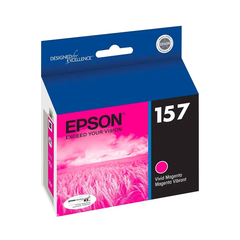 Epson 157 UltraChrome Vivid Magenta Ink Cartridge for Stylus R3000 Printer