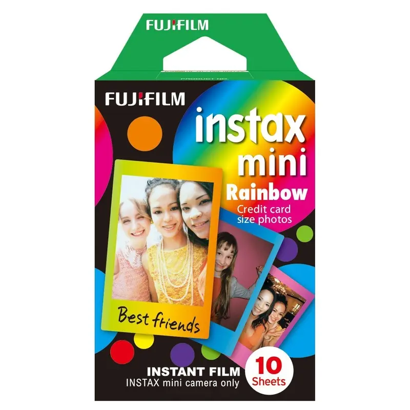 Fujifilm Instax Mini Rainbow Instant Film - 10 Exposures