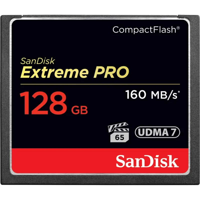 SanDisk 128GB Extreme Pro 160MB/s CF Memory Card