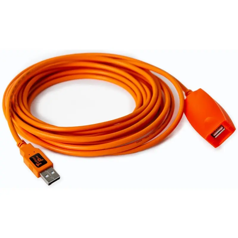 Tether Tools TetherPro USB 2.0 Active Extension 16' Orange Cable CU1917