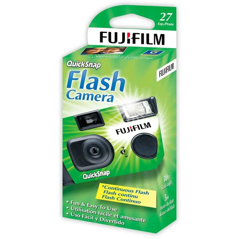 Fujifilm Quicksnap Flash 400 Single Use Camera with Flash - 27 Exposures