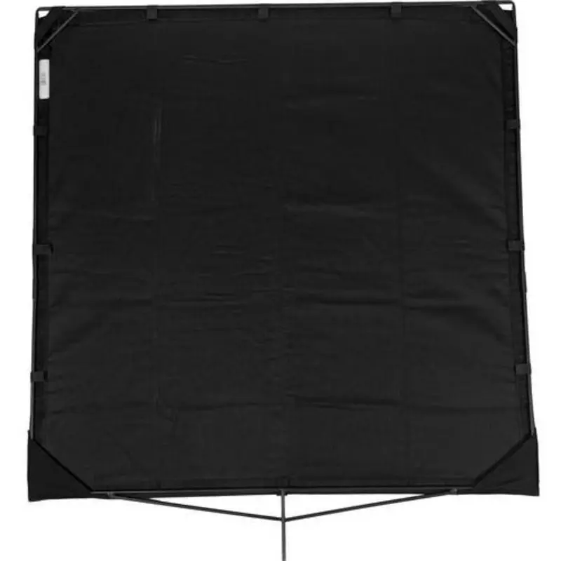 Matthews 4x4 Solid Black RoadFlag (cloth only)