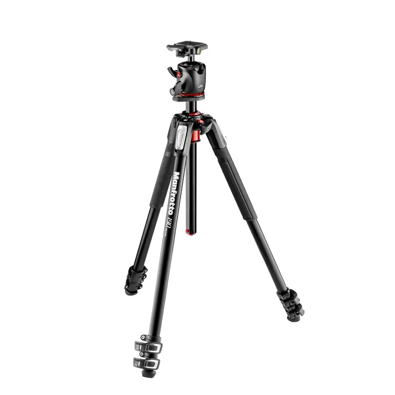 Manfrotto 190 Aluminum Tripod w/ XPRO Ball Head Tripod Kit MK190XPRO3-BHQ2