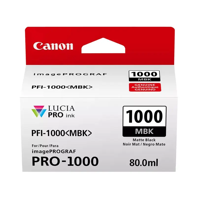 Canon PFI-1000 Matte Black Ink Cartridge - 80mL