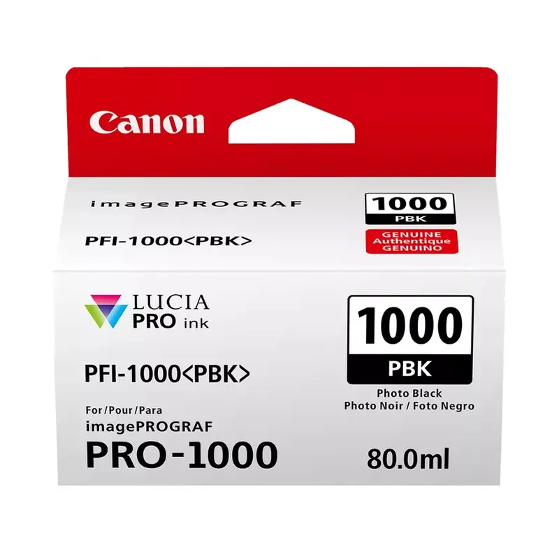 Canon PFI-1000 Photo Black Ink Cartridge - 80mL