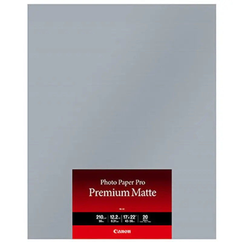 Canon PM-101 Photo Paper Pro Premium Matte 17 x 22", - 20 Sheets