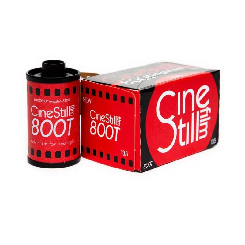 CineStill 800 Tungsten Color Negative - 35mm Film, 36 Exposures, Single Roll