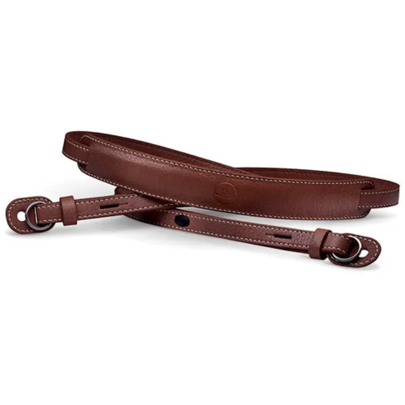 Leica Leather Carrying Strap - Vintage Brown