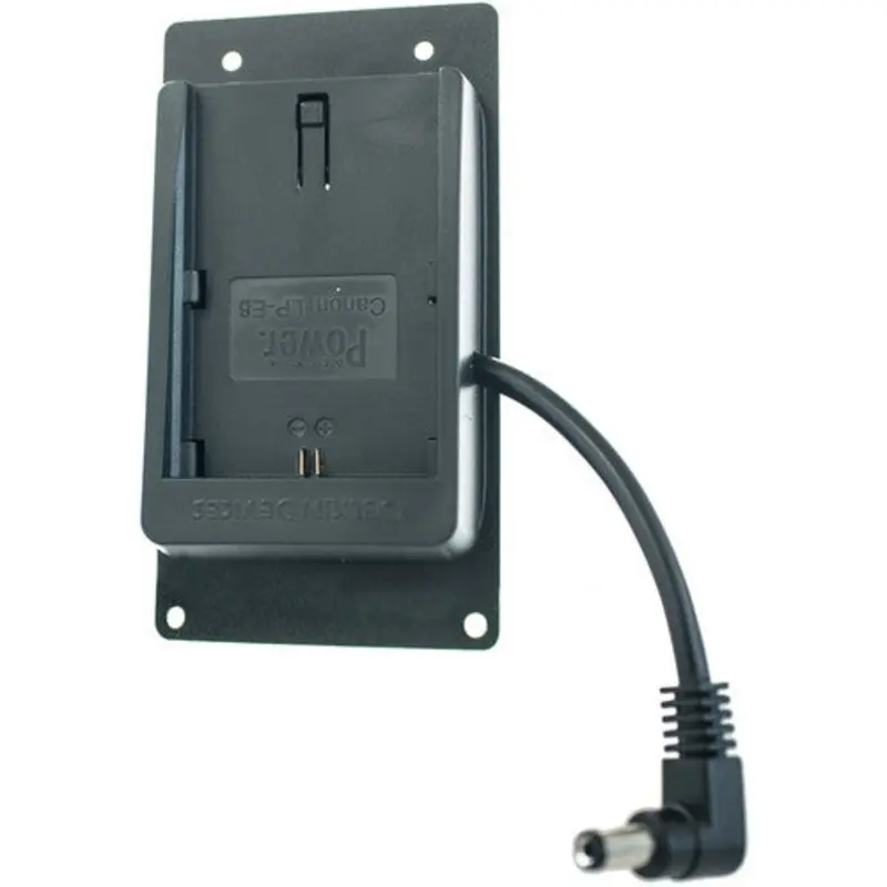 Paralinx Ace Battery Plate with Barrel Connector for Canon LP-E6