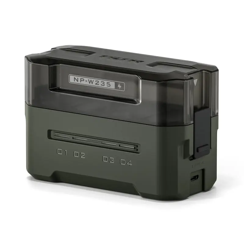 Tilta Portable 4-Bay Charging Station for Fujifilm NP-W235 Batteries  Green
