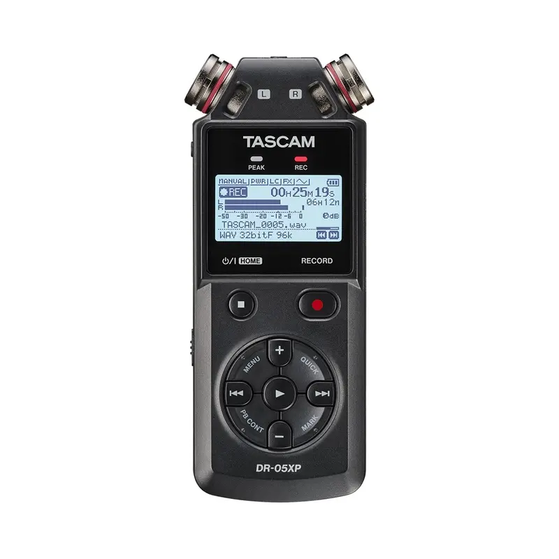 Tascam DR-05XP 2-Channel 32-Bit Float Portable Handheld Recorder