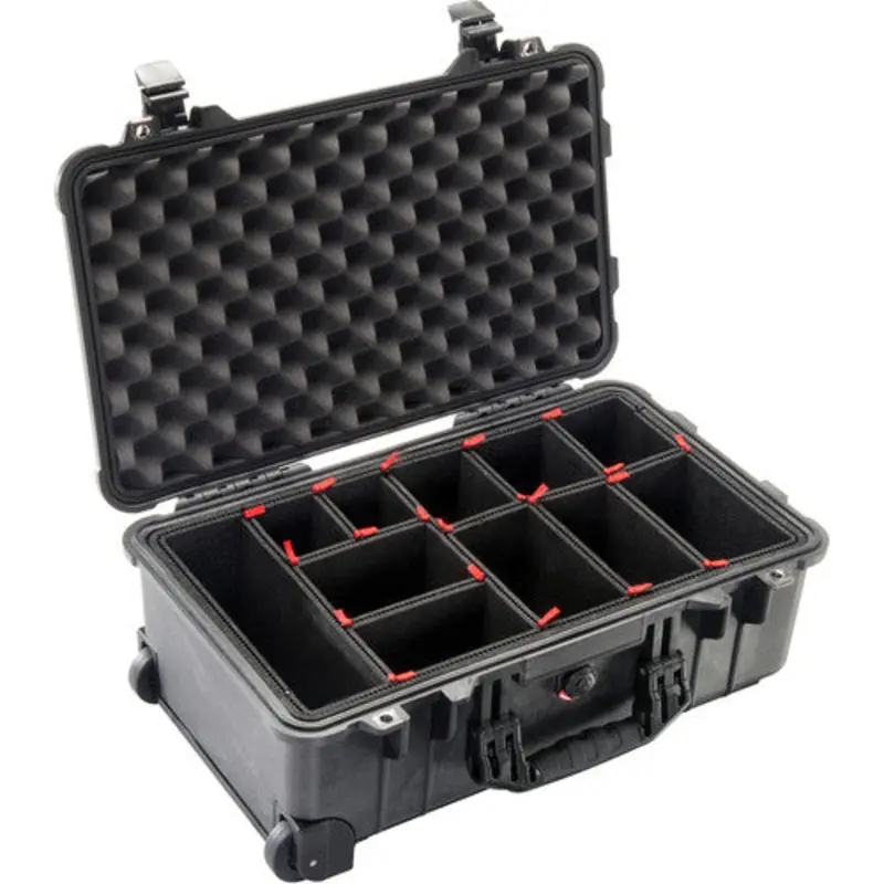 Pelican 1510TP Carry-On Case with TrekPak Divider System - Black