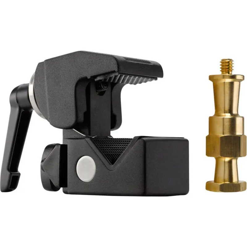 Kupo Convi Clamp with Adjustable Handle and Hex Stud - Black