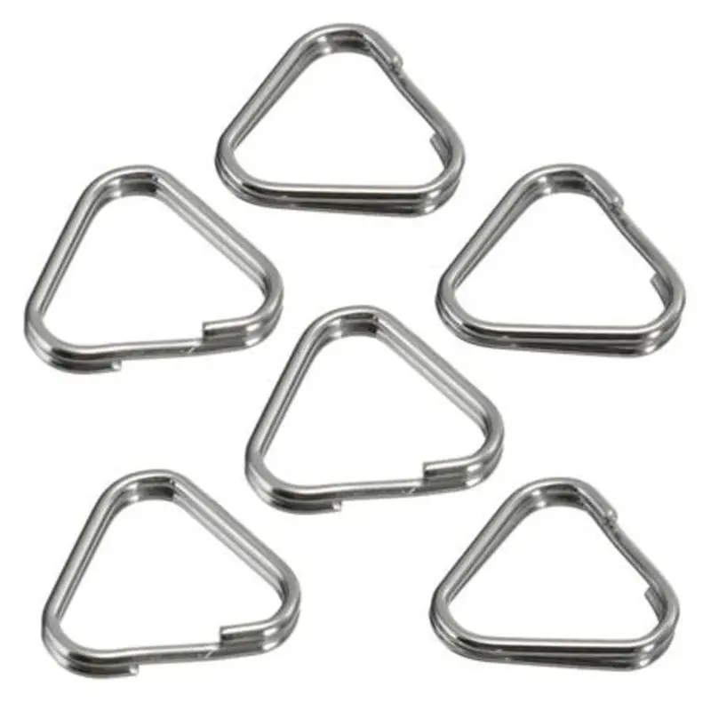 Hama 12mm Triangular Split Rings, 6 Pack