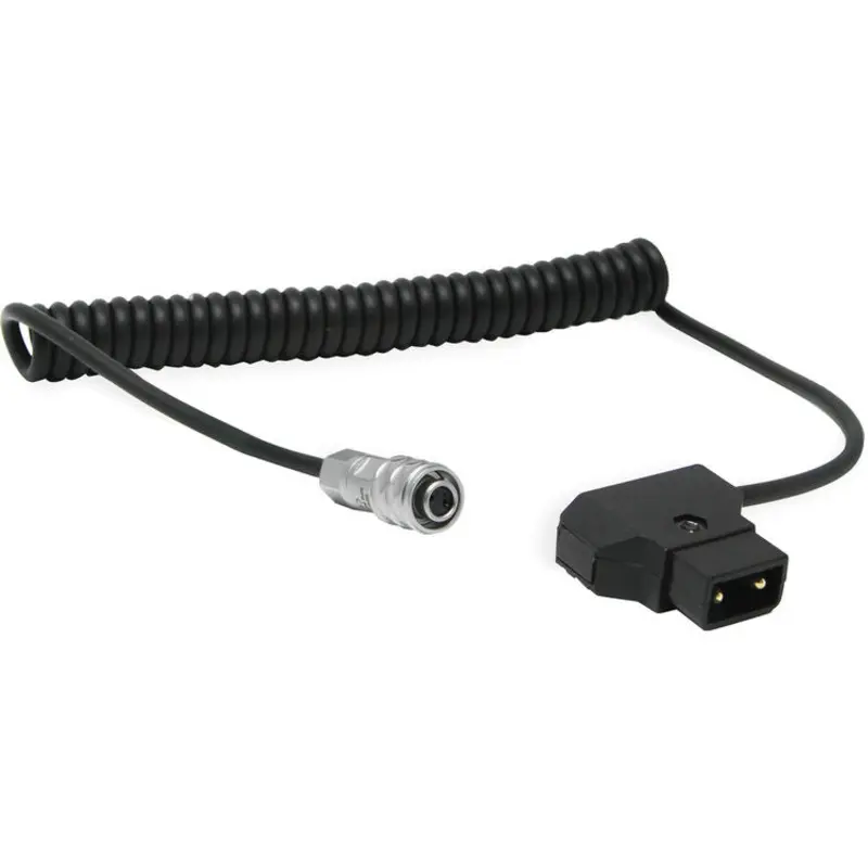 CoreSWX Coiled D-Tap to 2-Pin Cable for Blackmagic Pocket 4K (18 to 48")