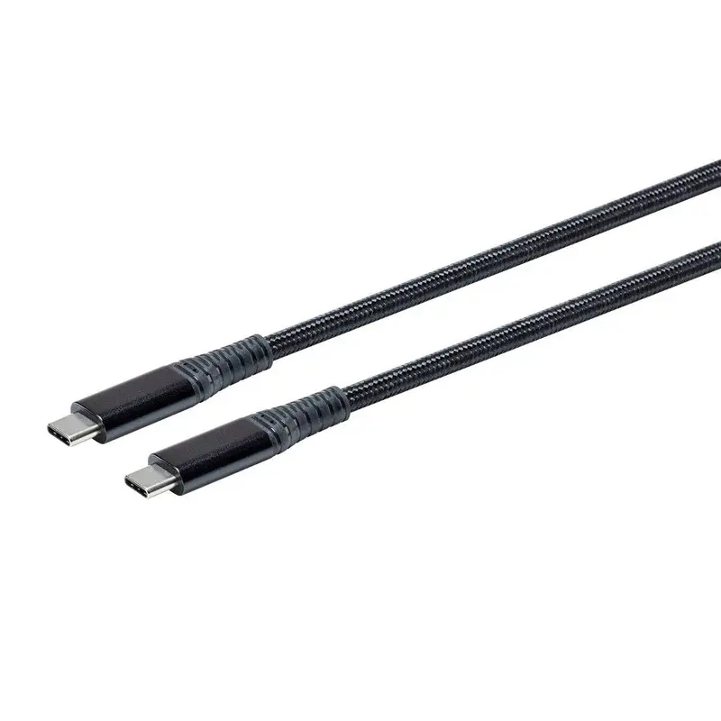 Monoprice Durable USB 3.2 Type-C to Type-C Gen 2, Black, 1m (3.3 ft)