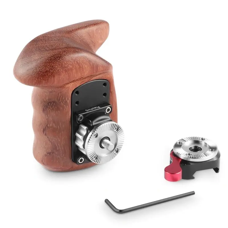 SmallRig Right Side Wooden Grip with NATO Mount 2117