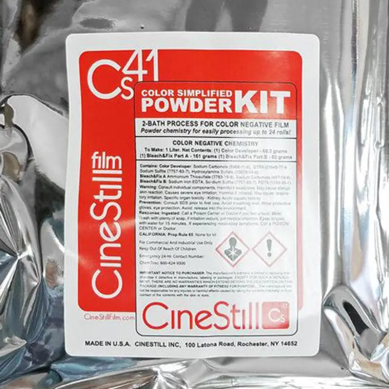 CineStill Cs41 Powder Developing Kit for C-41 Color Film