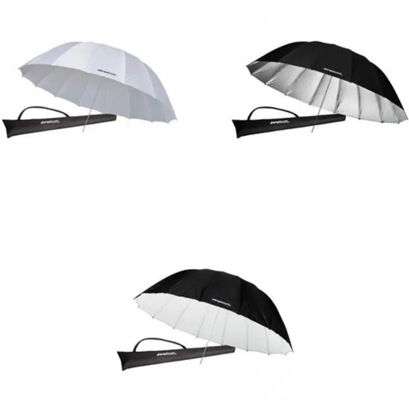 Westcott 7.0' Parabolic Umbrella Holiday Bundle