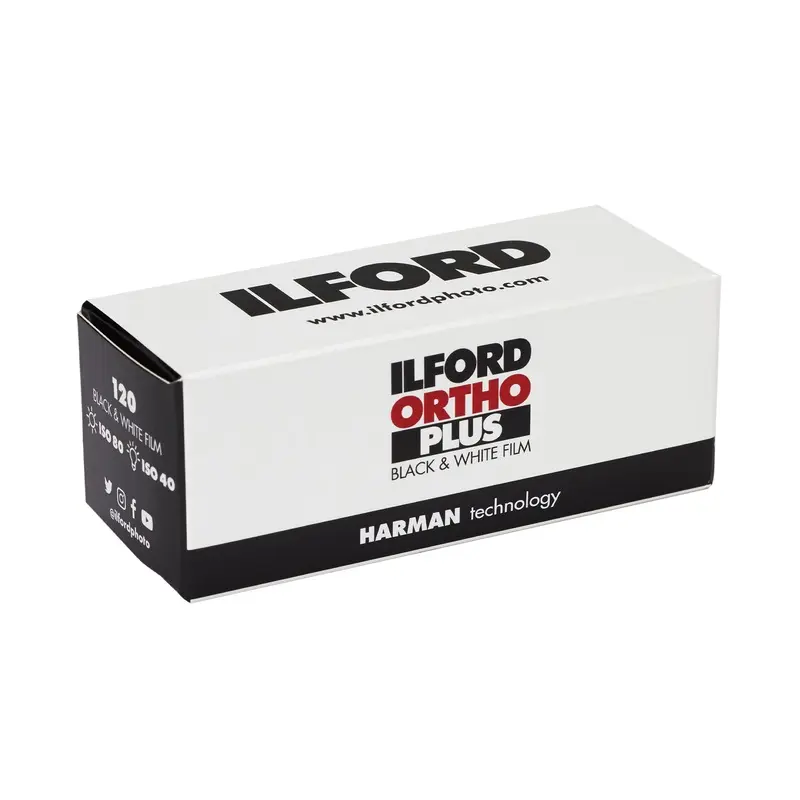 Ilford Ortho Plus 80 Black & White Negative - 120 Film, Single Roll