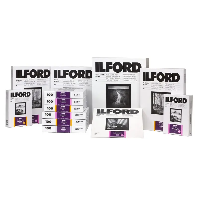Ilford Multigrade V RC Deluxe Paper, Pearl, 5 x 7" - 100 Sheets