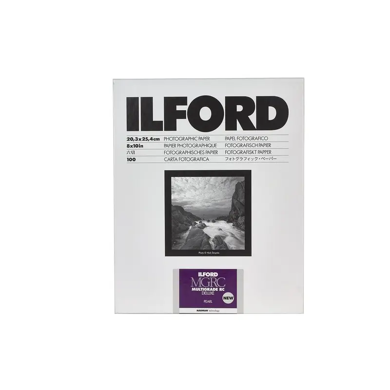 Ilford Multigrade V RC Deluxe Paper, Pearl, 8 x 10", 25 Sheets