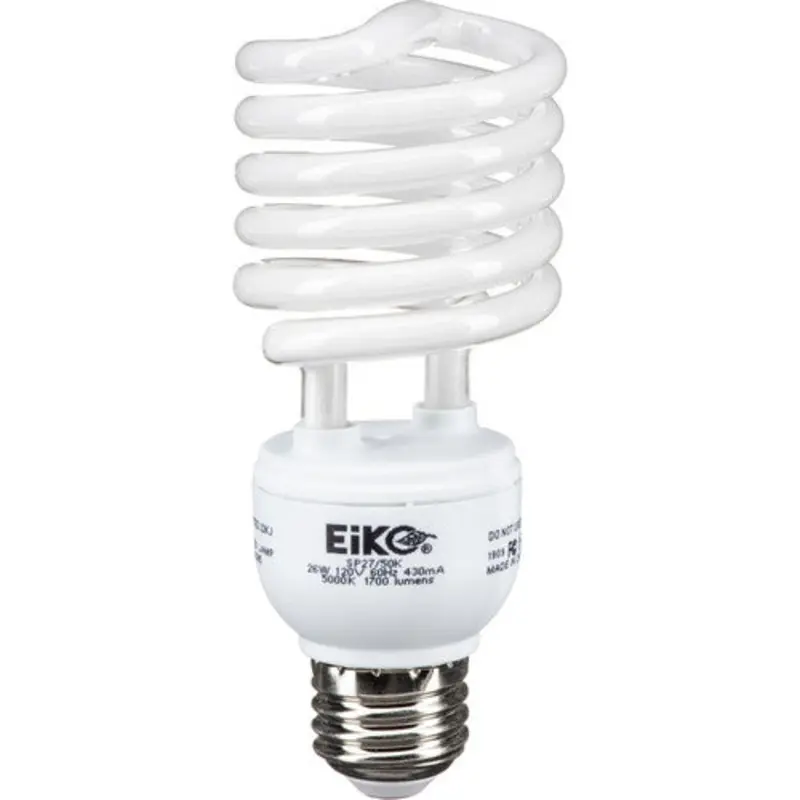 Eiko SP27/50K Spiral Fluorescent Lamp (26W/120V)