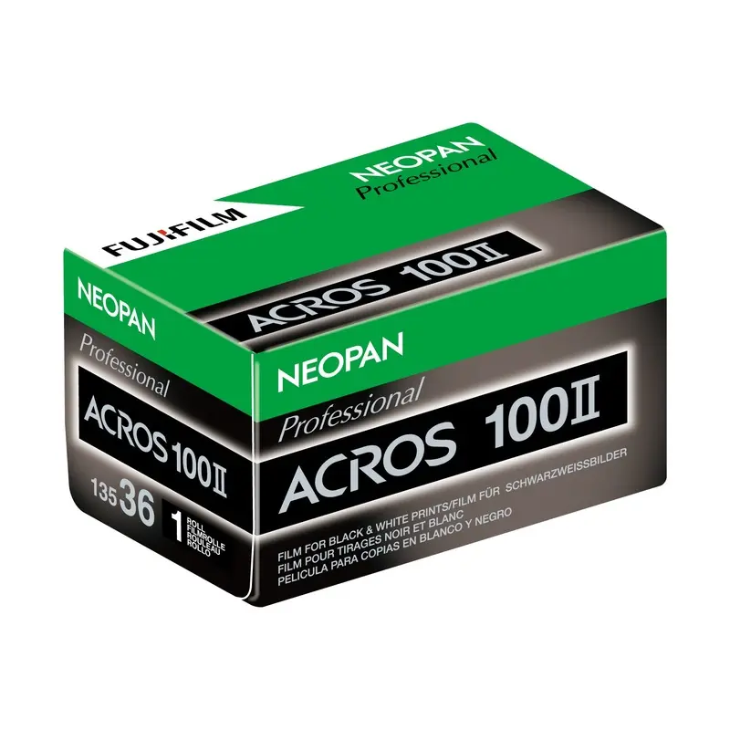 Fujifilm Neopan Acros 100 II Black & White Negative - 35mm Film, 36 Exposures, Single Roll
