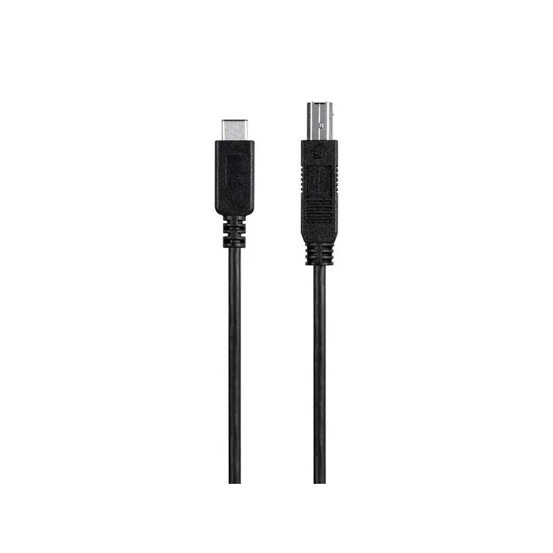 Monoprice 2.0 USB-C to USB Type-B Printer Cable, 480 Mbps, 6.6ft, - Black