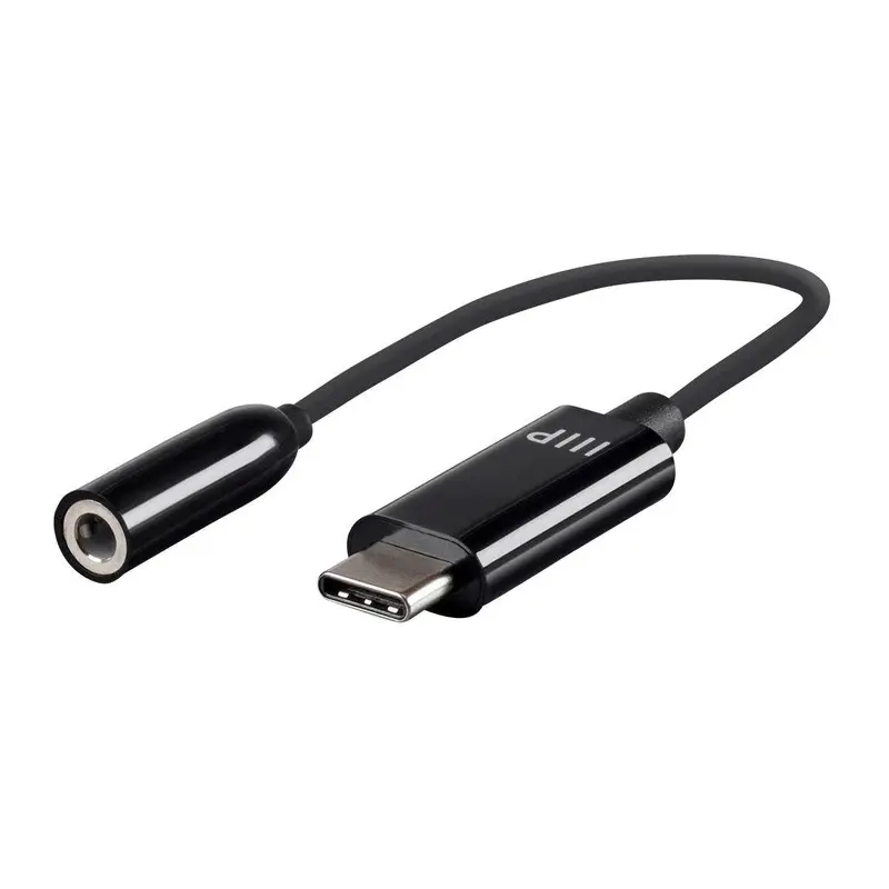 Monoprice USB-C Digital to 3.5mm Auxiliary Audio Adapter - Black