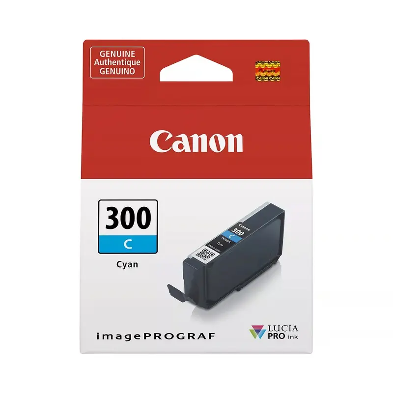 Canon PFI-300 Cyan Ink Cartridge