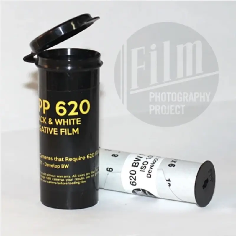 Film Photography Project Basic Black & White Negative Film, 620 Film, Single Roll