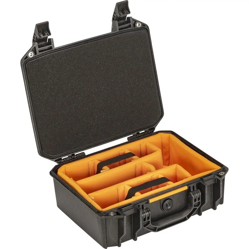 Pelican Vault V200 Medium Case with Lid Foam and Dividers - Black