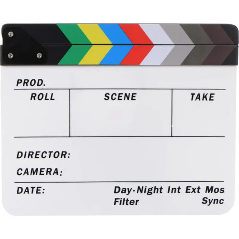 Dot Line Color Film Slate Clapboard