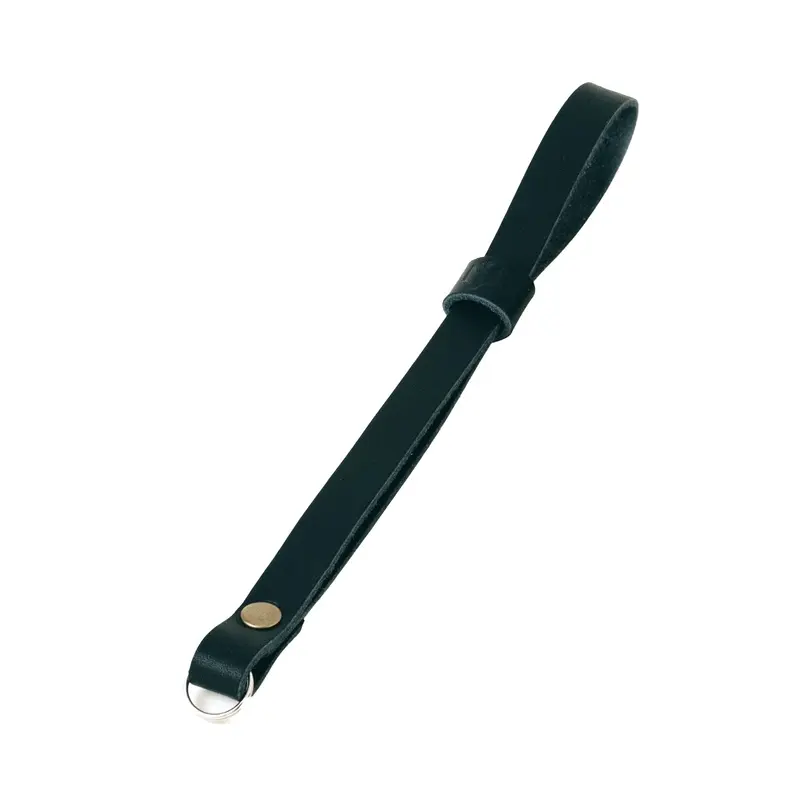 Clever Supply Skinny Wrist Strap with Split Ring - Black