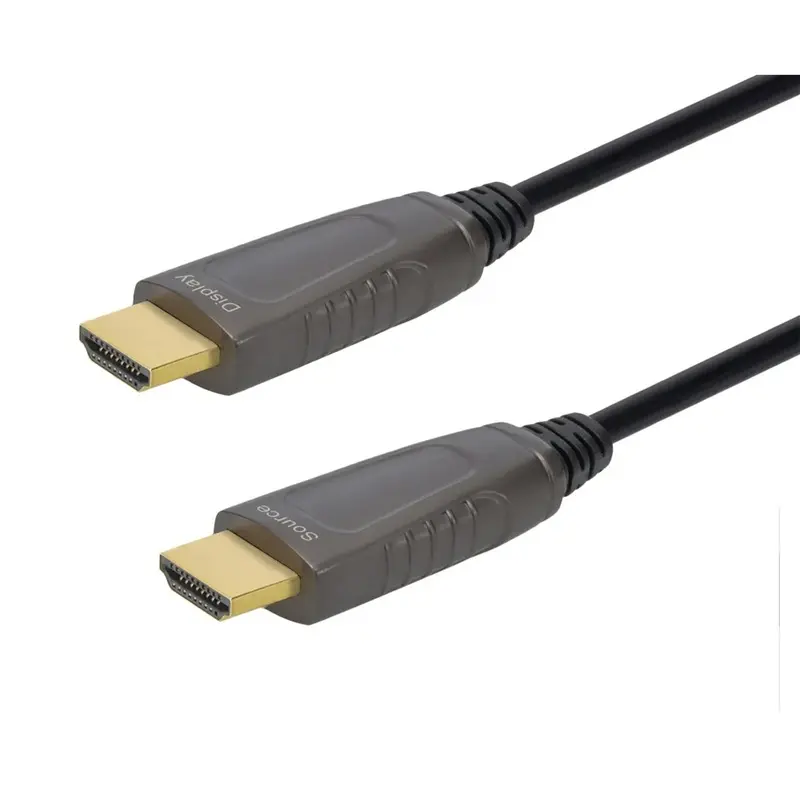 Monoprice 8K Ultra High Speed Fiber Optic Certified HDMI Cable, 24' - Black