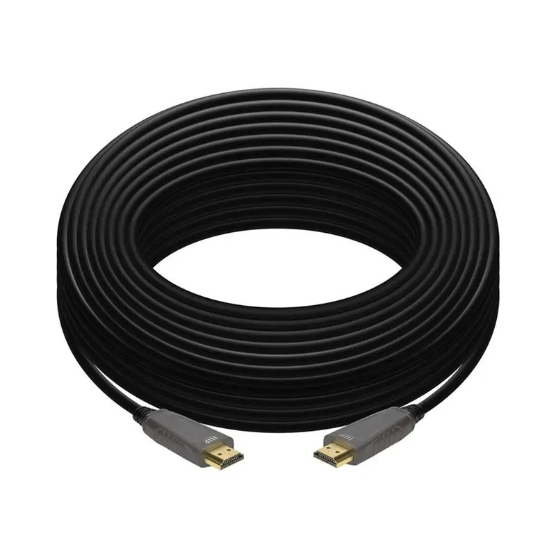 Monoprice 8K Ultra High Speed Fiber Optic Certified HDMI Cable, 65' - Black