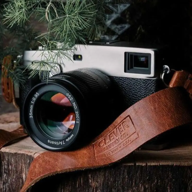Clever Supply Traditional Camera Strap, 40" - Chestnut
