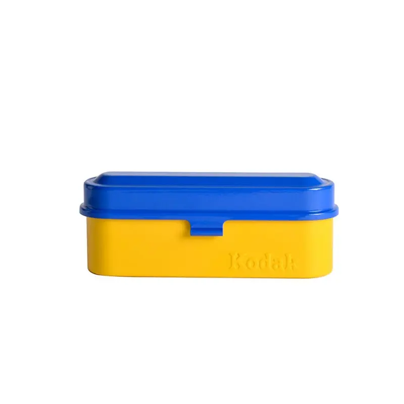 Kodak Steel Film Case, 35mm - Yellow/Blue