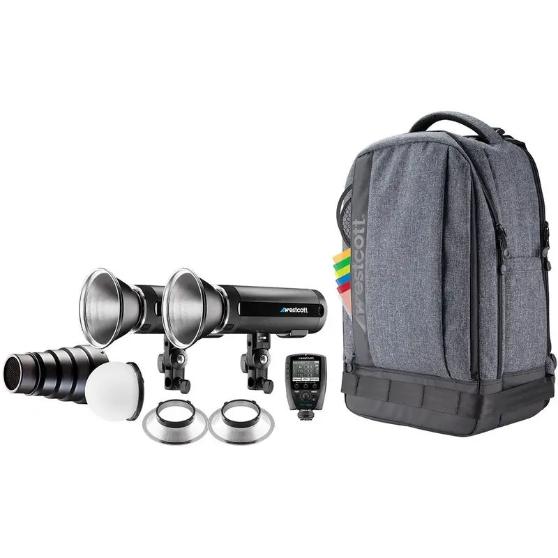 Westcott FJ200 Strobe 2-Light Backpack Kit