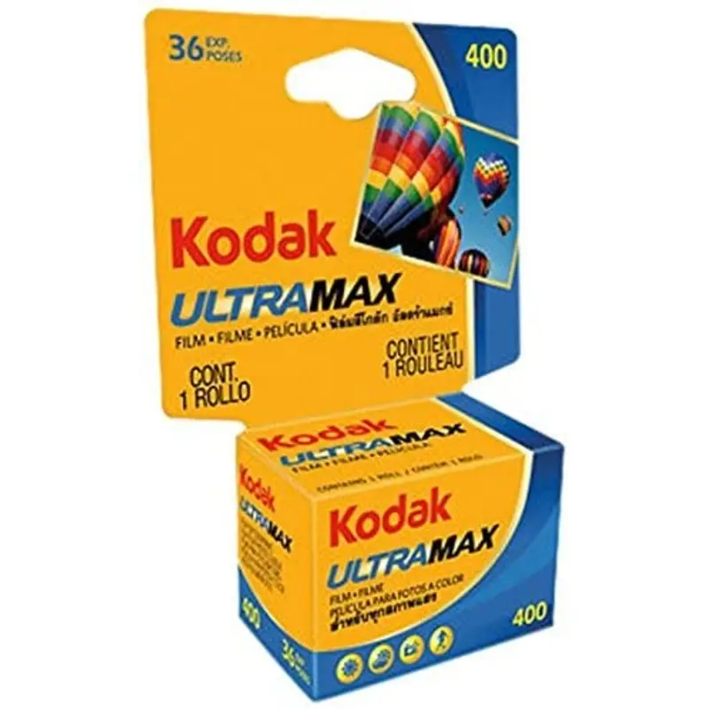 Kodak Ultra Max 400 Color Negative - 35mm Film, 36 Exposures, Single Roll Carded