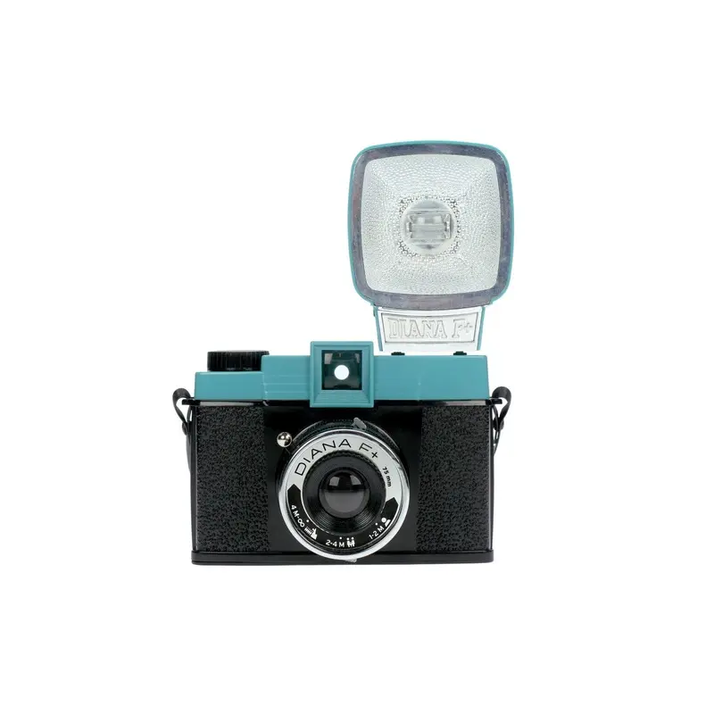 Lomography Diana F+ Film Camera and Flash - Teal/Black