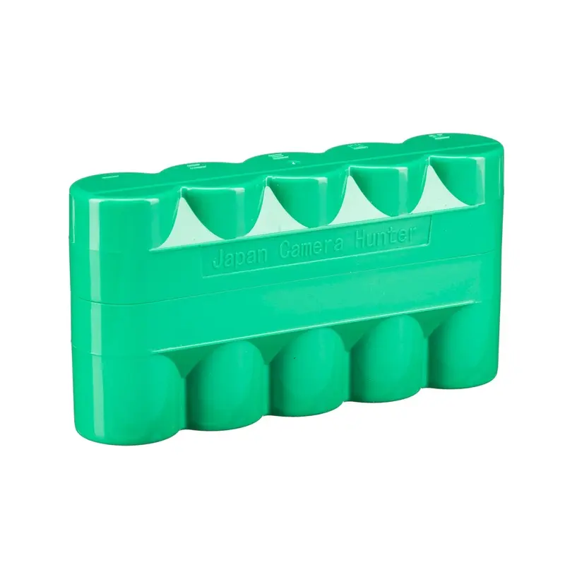 Japan Camera Hunter Film Case, Holds 5 Rolls 120 - Green