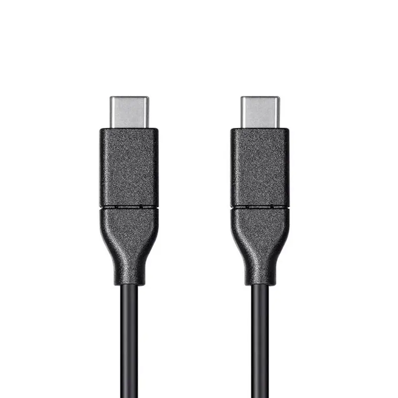 Monoprice Essentials USB Type-C to Type-C 2.0 Cable - 480Mbps, 5A, 26AWG - Black, 13.1 ft
