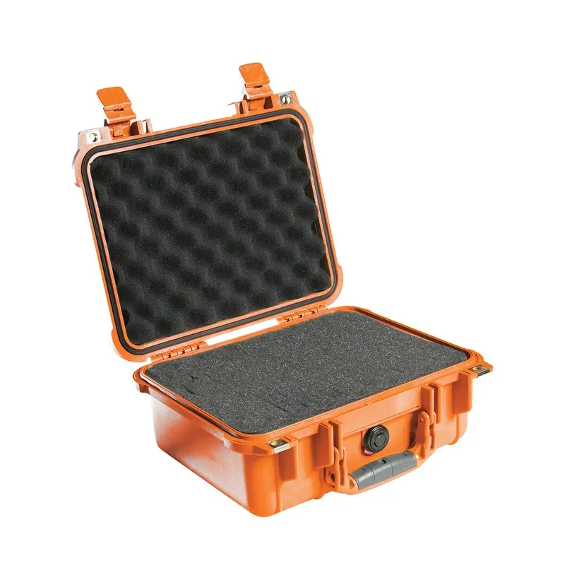 Pelican 1400 Case with Foam - Orange