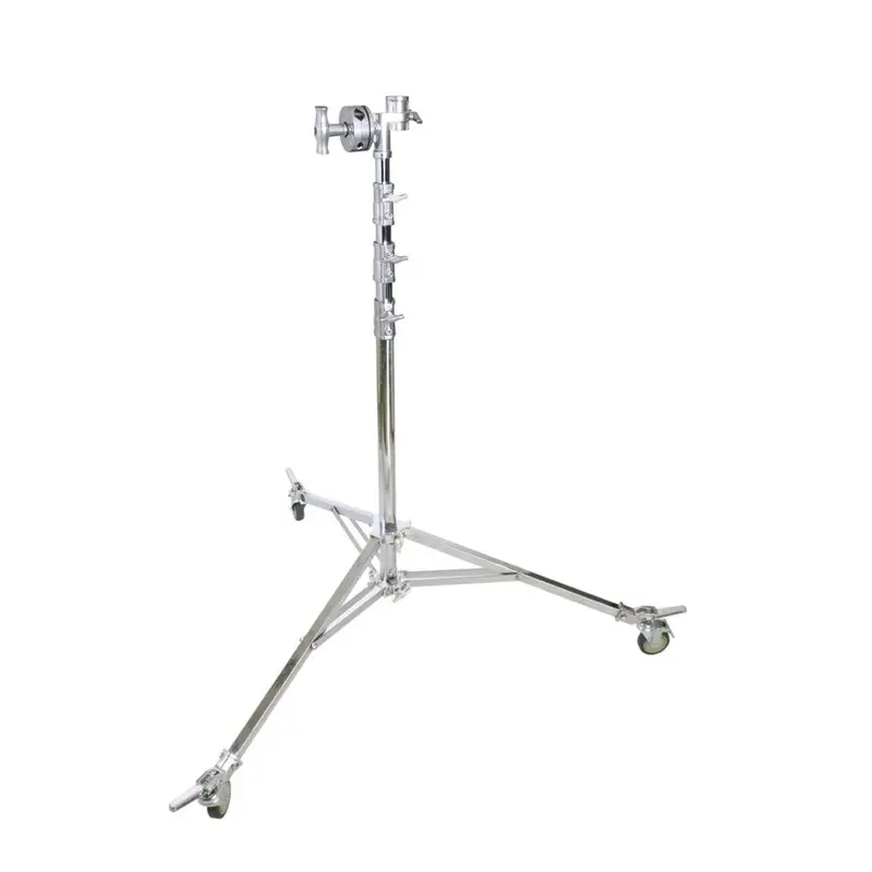 Kupo Medium Overhead Roller Stand 14' - Chrome