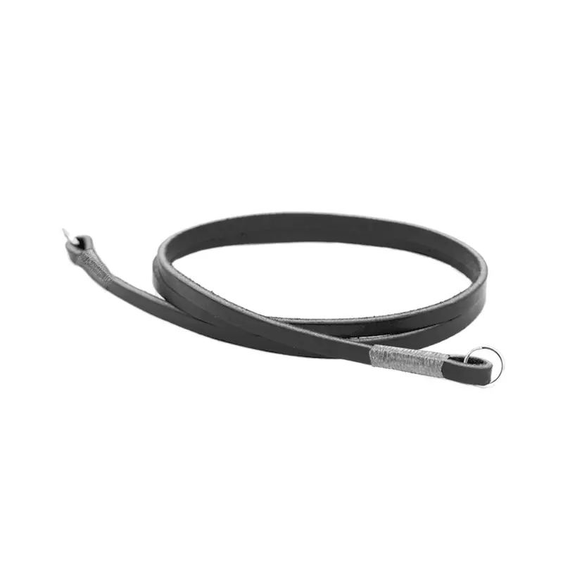 Gordy's Lug Mount Horizontal Leather Neck Strap 40in - Black/Gray