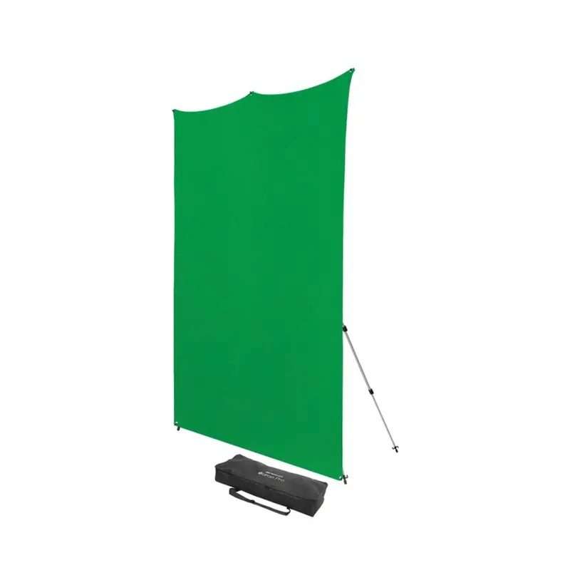Westcott X-Drop Pro Wrinkle-Resistant Backdrop Kit, 8'x8' - Chroma-Key Green